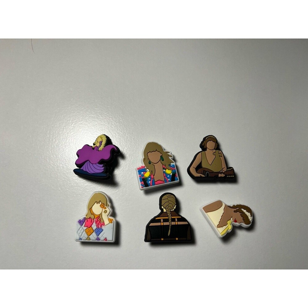 Shoe charms for girls Set Of 6